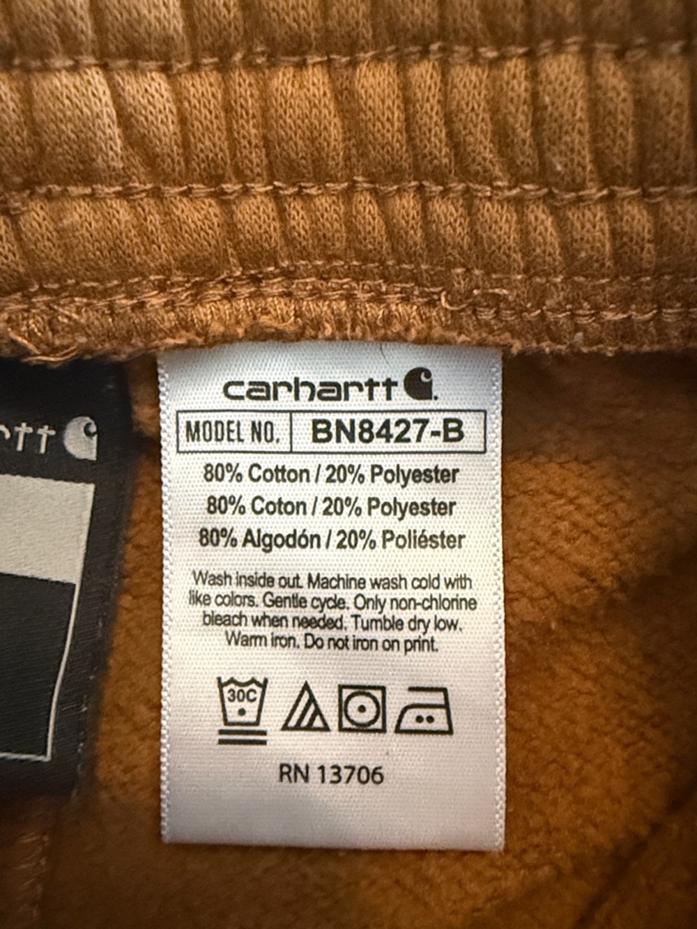 Carhartt Logo Sweatpants Jogger 6 Months - Picture 5 of 6